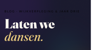 Afbeelding met de tekst "Laten we dansen"