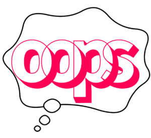 oops, mistake, fault, speech bubble, oops, oops, oops, oops, oops, mistake